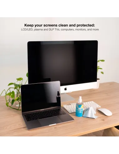 TooQ TQSC0016 Kit Limpiador de Pantallas Spray 150ml + Paño Microfibra