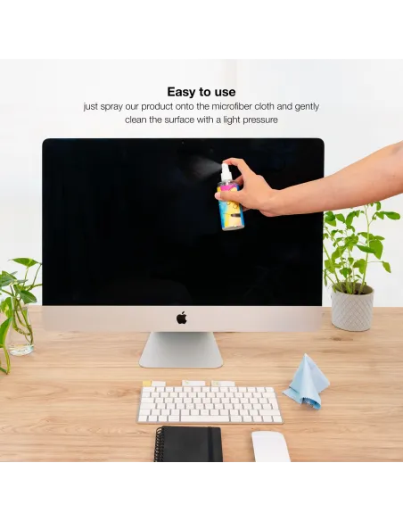 TooQ TQSC0016 Kit Limpiador de Pantallas Spray 150ml + Paño Microfibra