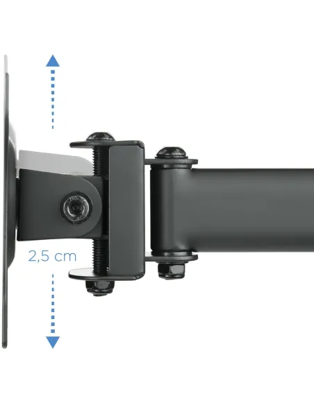 TooQ DB1327TN-B Soporte de Mesa Monitor 3 Brazos 13"-27" Máx. 8Kg Negro