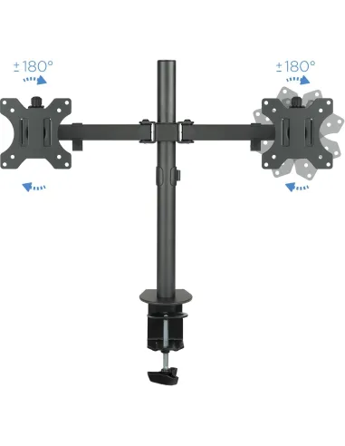 TooQ DB1232TN-B Soporte de Mesa para 2 Pantallas Monitor/TV 13 - 32" Máx. 8Kg por Brazo