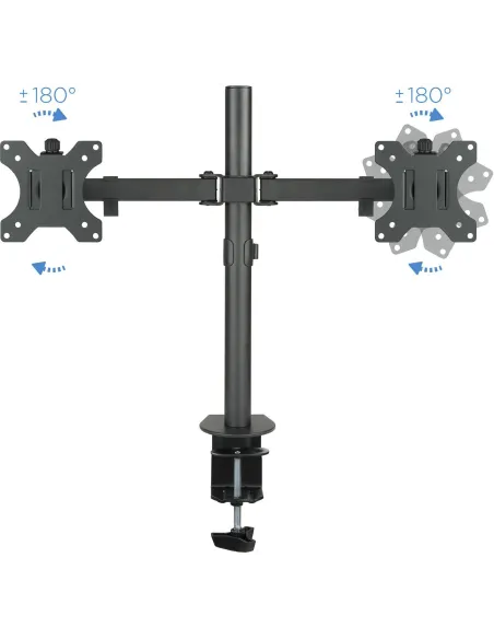 TooQ DB1232TN-B Soporte de Mesa para 2 Pantallas Monitor/TV 13 - 32" Máx. 8Kg por Brazo