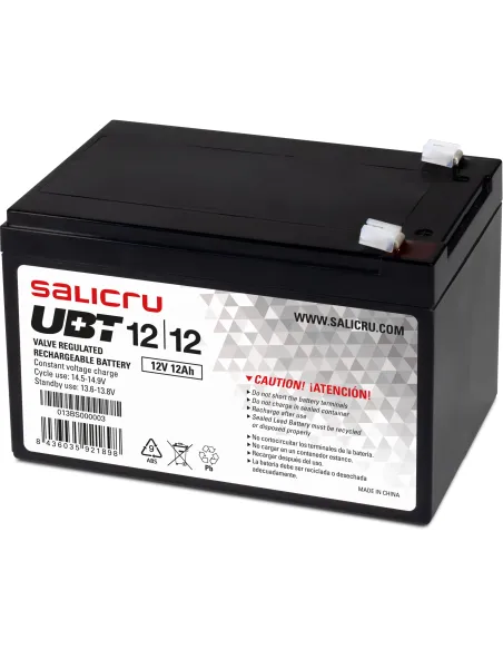 Salicru UBT 12/12 Batería para SAI/UPS 12aH 12v