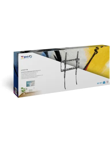 TooQ LP1071T-B Soporte de Pared Inclinable para Monitor/TV 32"-70" Máx. 45Kg Negro