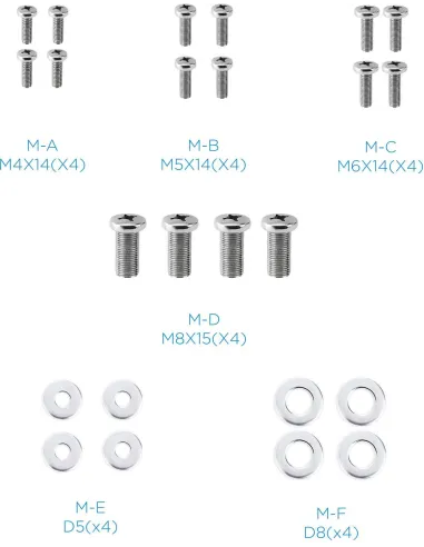 TooQ LP1071T-B Soporte de Pared Inclinable para Monitor/TV 32"-70" Máx. 45Kg Negro