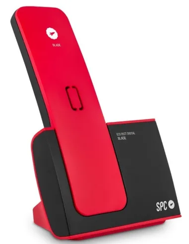 SPC DECT BLADE Teléfono Inalámbrico AG50 Rojo 2 Unidades