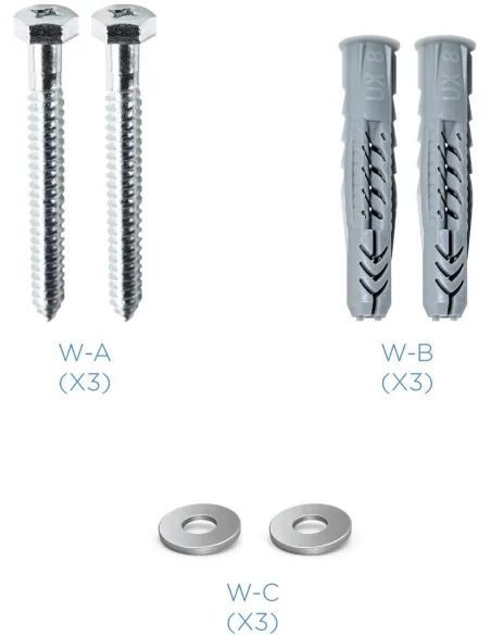 TooQ LP1242F-B Soporte de Pared Fijo para Monitor/TV 23"-42" 35Kg Negro