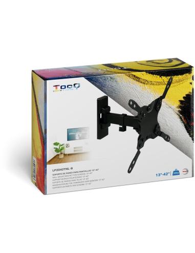 TooQ LP2042TNL-B Soporte de Pared para TV/Monitor 13"-42" Máx. 20Kg Negro
