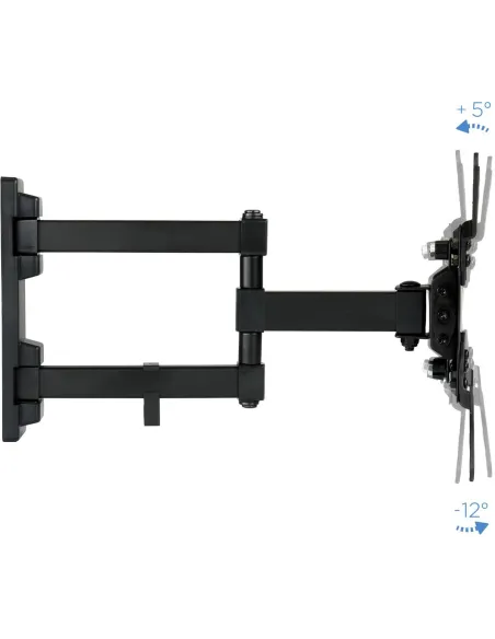 TooQ LP2142TNL-B Soporte de Pared Inclinable y Giratorio para Monitor/TV 13"-42" Máx. 20 Kg Negro