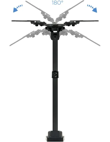 TooQ LP2142TNL-B Soporte de Pared Inclinable y Giratorio para Monitor/TV 13"-42" Máx. 20 Kg Negro