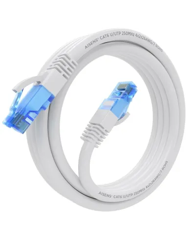 Aisens A135-0822 Cable de Red RJ45 Cat.6 UTP 3m Blanco