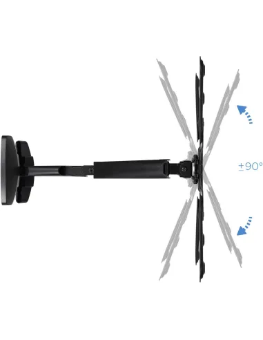 TooQ LP2355TN-B Soporte de Pared para Monitor/TV 23"-55" Máx. 30Kg Negro