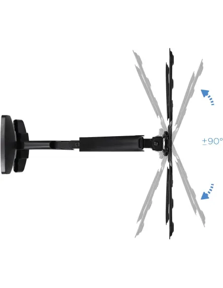 TooQ LP2355TN-B Soporte de Pared para Monitor/TV 23"-55" Máx. 30Kg Negro