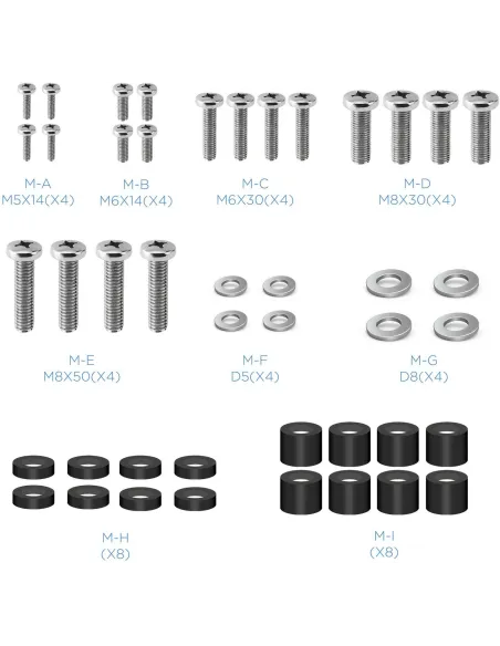 TooQ LP2355TN-B Soporte de Pared para Monitor/TV 23"-55" Máx. 30Kg Negro