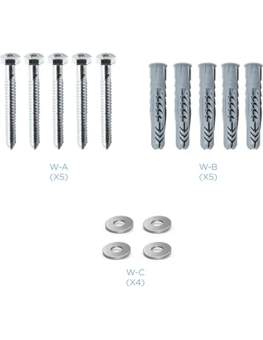 TooQ LP2355TN-B Soporte de Pared para Monitor/TV 23"-55" Máx. 30Kg Negro