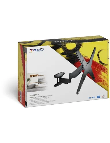 TooQ LP2355TN-B Soporte de Pared para Monitor/TV 23"-55" Máx. 30Kg Negro