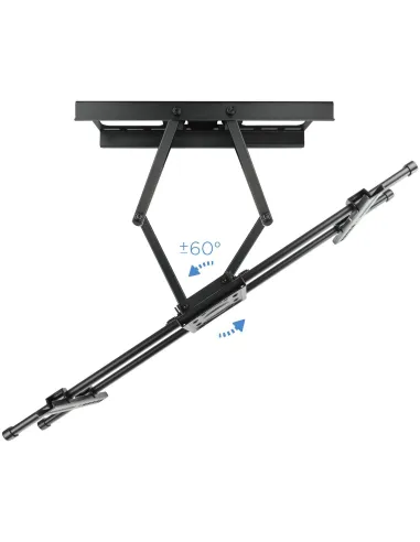 TooQ LP3790TN-B Soporte de Pared para Monitor/TV 37"-90" Máx. 75Kg Negro