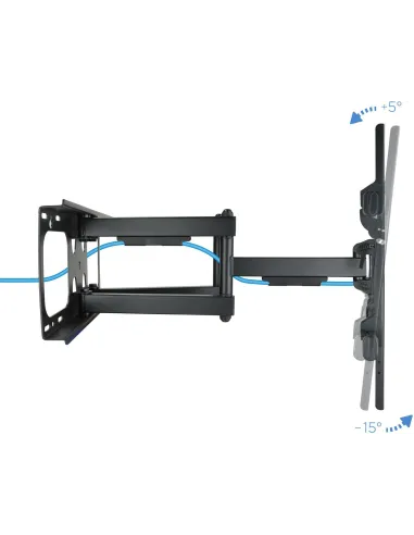 TooQ LP3790TN-B Soporte de Pared para Monitor/TV 37"-90" Máx. 75Kg Negro