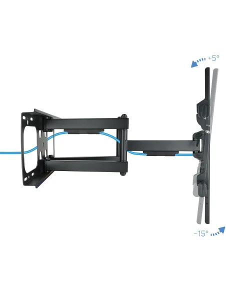 TooQ LP3790TN-B Soporte de Pared para Monitor/TV 37"-90" Máx. 75Kg Negro