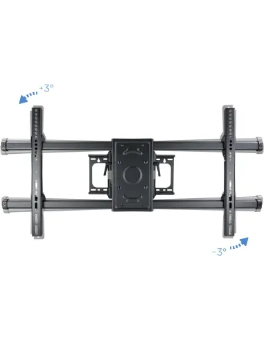 TooQ LP3790TN-B Soporte de Pared para Monitor/TV 37"-90" Máx. 75Kg Negro
