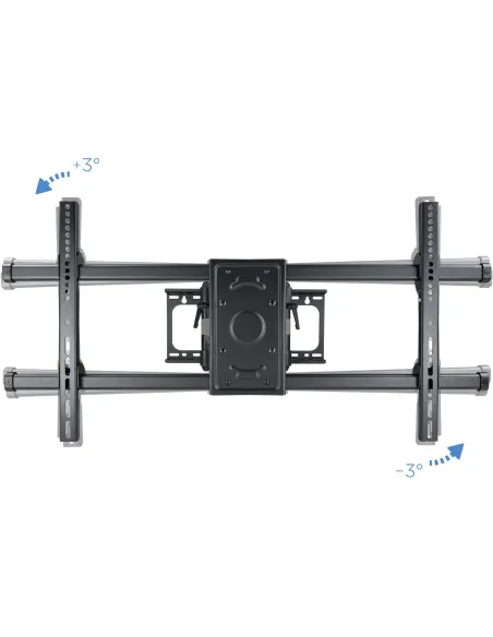 TooQ LP3790TN-B Soporte de Pared para Monitor/TV 37"-90" Máx. 75Kg Negro