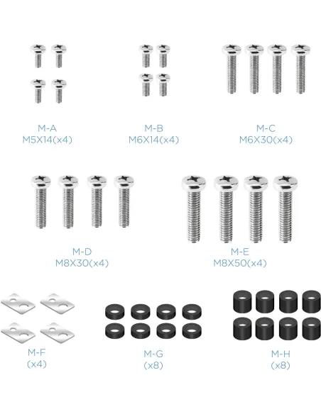 TooQ LP3790TN-B Soporte de Pared para Monitor/TV 37"-90" Máx. 75Kg Negro