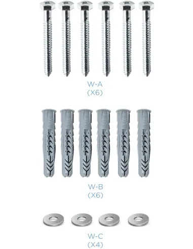 TooQ LP41130T-B Soporte de Pared Fijo para Monitor/TV 60"-100" Máx. 130kg Negro
