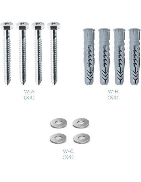 TooQ LP4155F-B Soporte de Pared Fijo para TV/Monitor 32"-55" Máx. 40Kg Negro