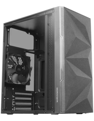 Mars Gaming MC-1500 Minitorre USB 3.0 con Ventana Negra