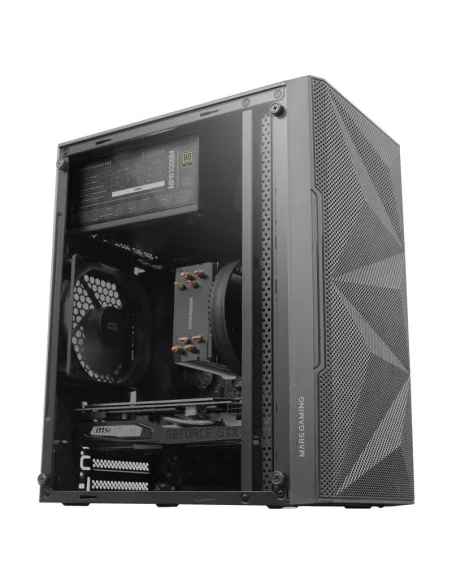 Mars Gaming MC-1500 Minitorre USB 3.0 con Ventana Negra