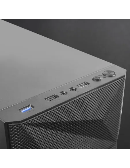 Mars Gaming MC-1500 Minitorre USB 3.0 con Ventana Negra