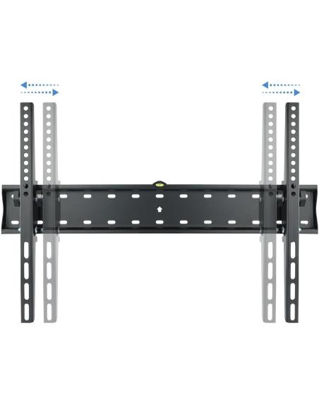 TooQ LP4270T-B Soporte de Pared Inclinable para Monitor/TV 37"-70" Máx. 40Kg Negro