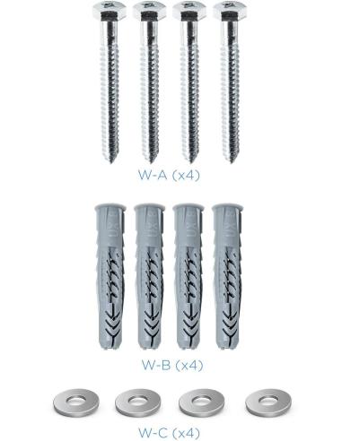 TooQ LP4270T-B Soporte de Pared Inclinable para Monitor/TV 37"-70" Máx. 40Kg Negro