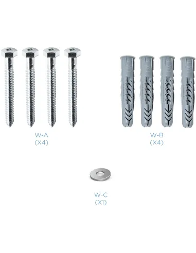 TooQ LP6055TN-B Soporte de Pared Inclinable y Giratorio para Monitor/TV 23"-55" Máx. 30Kg Negro