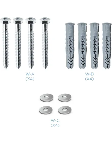 TooQ LP6070TN-B Soporte de Pared Inclinable y Giratorio para Monitor/TV 37"-70" Máx. 50Kg Negro