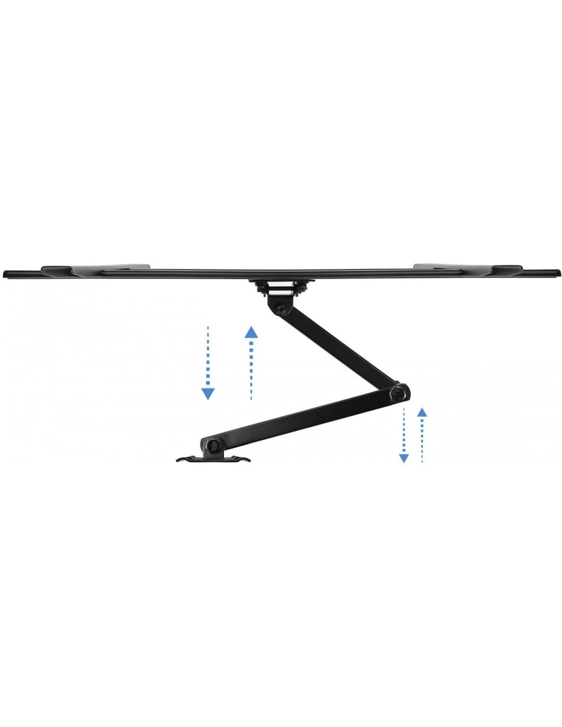 TooQ LP6070TN-B Soporte de Pared Inclinable y Giratorio para Monitor/TV 37"-70" Máx. 50Kg Negro