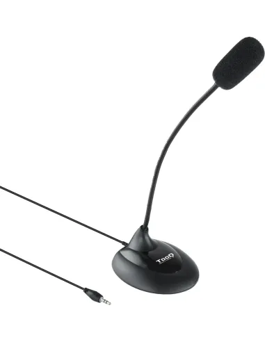 TooQ TQMM-213 Micrófono Multimedia Flexible Jack 3.5 mm Negro