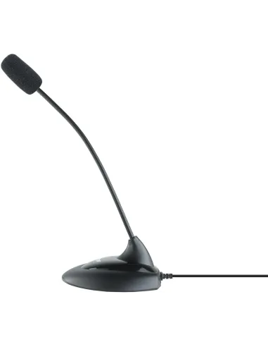 TooQ TQMM-213 Micrófono Multimedia Flexible Jack 3.5 mm Negro