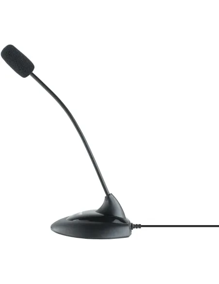 TooQ TQMM-213 Micrófono Multimedia Flexible Jack 3.5 mm Negro