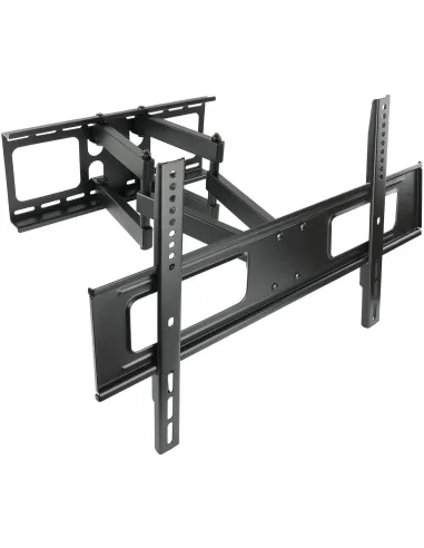 TooQ LP6270TN-B Soporte de Pared Inclinable y Giratorio para Monitor/TV 37"-70" Máx. 50 Kg Negro