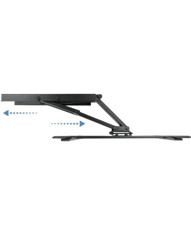TooQ LP6270TN-B Soporte de Pared Inclinable y Giratorio para Monitor/TV 37"-70" Máx. 50 Kg Negro