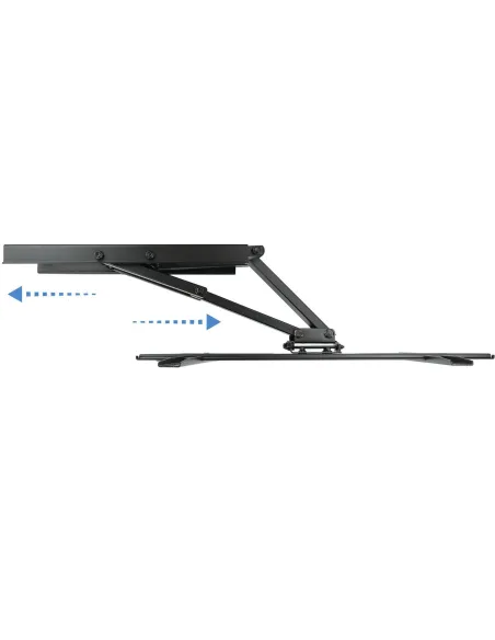TooQ LP6270TN-B Soporte de Pared Inclinable y Giratorio para Monitor/TV 37"-70" Máx. 50 Kg Negro