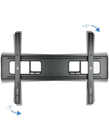 TooQ LP6270TN-B Soporte de Pared Inclinable y Giratorio para Monitor/TV 37"-70" Máx. 50 Kg Negro