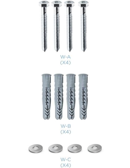 TooQ LP75100TN-B Soporte de Pared Inclinable y Giratorio para TV/Monitor 60"-100" Máx. 80kg Negro