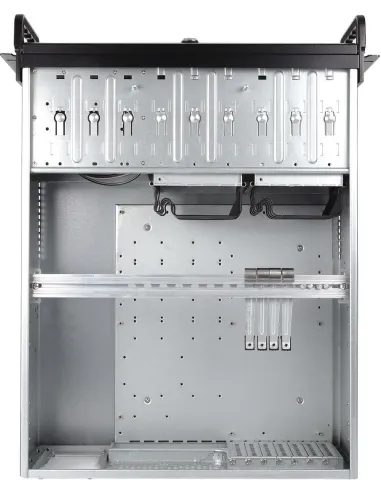 UNYKAch UK 4129 Caja Rack 19" 4U Negra Sin Fuente