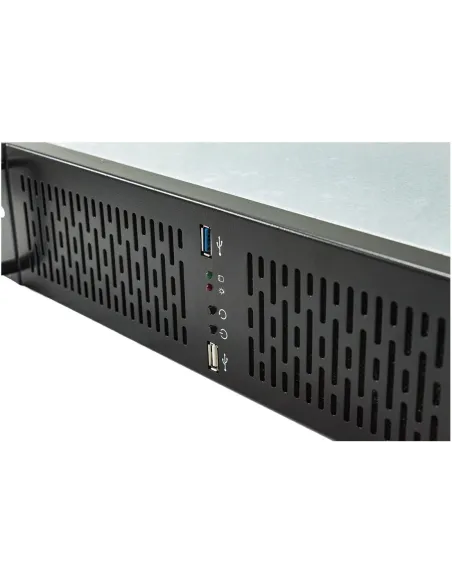 UNYKAch UK 2129 Caja Rack 19" 2U Negra Sin Fuente