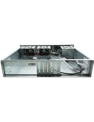 UNYKAch UK 2129 Caja Rack 19" 2U Negra Sin Fuente