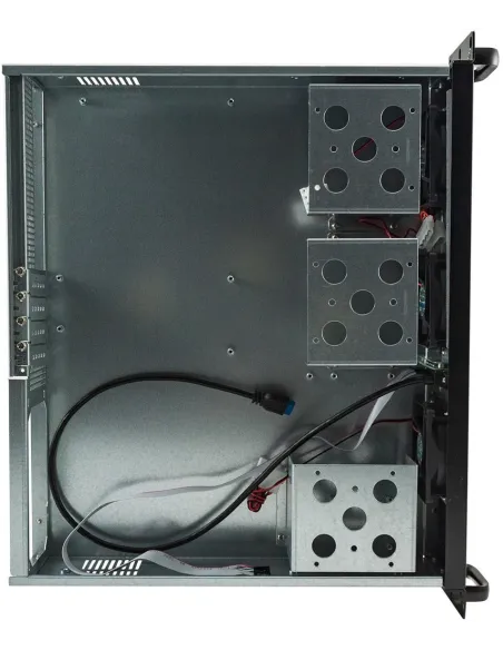 UNYKAch UK 2129 Caja Rack 19" 2U Negra Sin Fuente