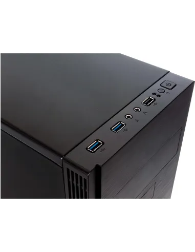 UNYKAch Grey Rain EVO Micro ATX USB 3.0 Negra + Fuente de Alimentación 500W