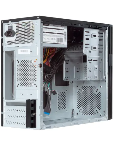 UNYKAch Grey Rain EVO Micro ATX USB 3.0 Negra + Fuente de Alimentación 500W