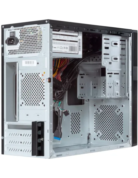 UNYKAch Grey Rain EVO Micro ATX USB 3.0 Negra + Fuente de Alimentación 500W